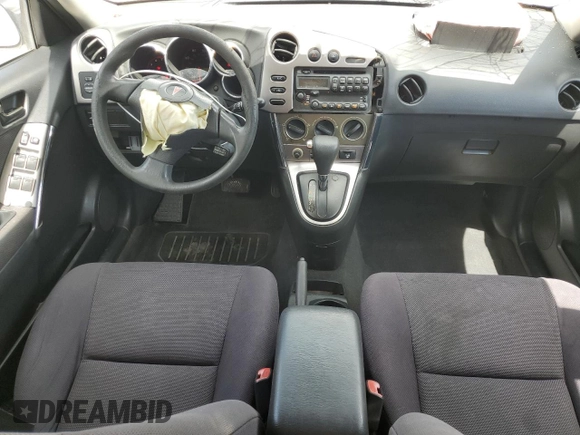2004 Pontiac Vibe with VIN 5Y2SL62874Z420815, listed as a Copart auction lot 58753465 with 162,786 mi miles and Salvage title. Bid and sale history available at DreamBid. Image 8.