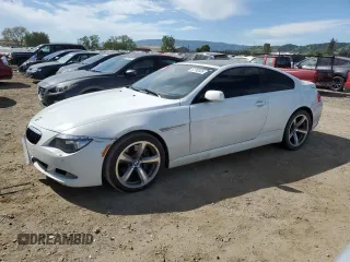 2009 BMW 6 Series 650i z VIN WBAEA53529CV92274, wystawiony jako Copart lot #52762835 z przebiegiem 155 165 mil mil oraz Szkoda całkowita • Salvage title. Historia ofert i sprzedaży dostępna na DreamBid. Obrazek 1.