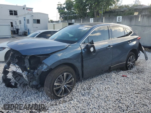 2023 Toyota Venza LE with VIN JTEAAAAH0PJ151318, listed as a Copart auction lot 50808254 with 5,177 mi miles and Salvage Title. Bid and sale history available at carsss.com. Image 1.