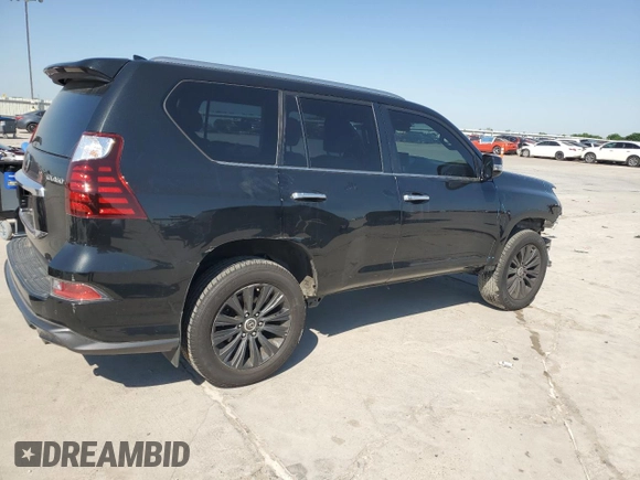 2022 Lexus GX with VIN JTJAM7BX8N5327247, listed as a Copart auction lot 53137425 with 64,521 mi miles and Salvage Title. Bid and sale history available at carsss.com. Image 3.
