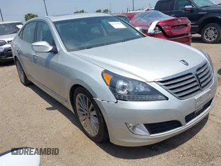 2014 Hyundai Equus Signature with VIN KMHGH4JH8EU080873, listed as a IAAI auction lot 42116898 with Not Provided miles and . Bid and sale history available at DreamBid. Image 1.