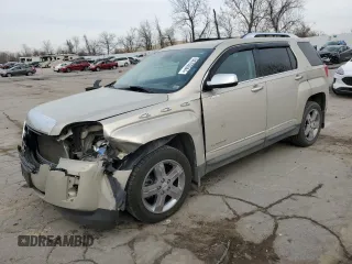 2012 GMC Terrain SLT-2 with VIN 2GKALWEK6C6103299, listed as a Copart auction lot 84763544 with 124,981 mi miles and Salvage Title. Bid and sale history available at carsss.com. Image 1.