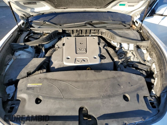 2018 Infiniti Q70 Luxe with VIN JN1BY1PR8JM370296, listed as a Copart auction lot 80748364 with Not provided miles and Salvage title. Bid and sale history available at DreamBid. Image 11.