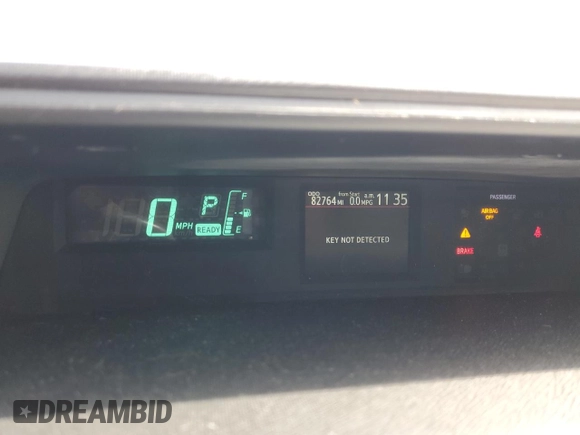 2012 Toyota Prius One with VIN JTDKDTB35C1017994, listed as a Copart auction lot 54248625 with 82,764 mi miles and Salvage Title. Bid and sale history available at DreamBid. Image 9.