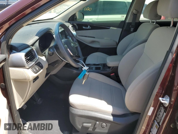 2019 Kia Sorento LX with VIN 5XYPGDA51KG522693, listed as a Copart auction lot 65609394 with 71,524 mi miles and Clean Title. Bid and sale history available at DreamBid. Image 7.
