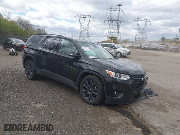 2020 Chevrolet Traverse RS with VIN 1GNEVJKW3LJ311362, listed as a IAAI auction lot 42022527 with 54,595 mi miles and . Bid and sale history available at DreamBid. Image 1.
