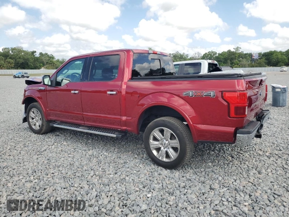 2018 Ford F-150 XL with VIN 1FTEW1EP5JFD21465, listed as a Copart auction lot 51639225 with 157,083 mi miles and Salvage title. Bid and sale history available at DreamBid. Image 2.