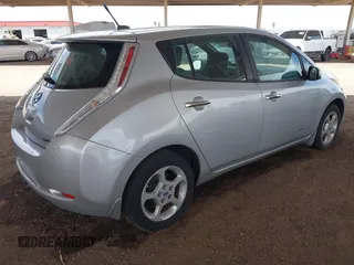 2013 Nissan LEAF SL with VIN 1N4AZ0CP6DC402358, listed as a IAAI auction lot 42375634 with 96,862 mi miles and . Bid and sale history available at DreamBid. Image 4.