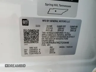 2024 Cadillac XT6 FWD Luxury with VIN 1GYKPAR47RZ720446, listed as a Copart auction lot 51762695 with 10,728 mi miles and Salvage Title. Bid and sale history available at carsss.com. Image 13.