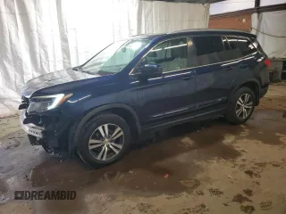 2017 Honda Pilot EX-L with VIN 5FNYF6H54HB086740, listed as a Copart auction lot 56232635 with 326,282 mi miles and Salvage title. Bid and sale history available at DreamBid. Image 1.