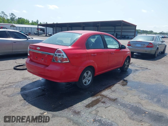 2011 Chevrolet Aveo 1LT with VIN KL1TD5DE9BB164124, listed as a IAAI auction lot 41903497 with 157,329 mi miles and . Bid and sale history available at DreamBid. Image 4.