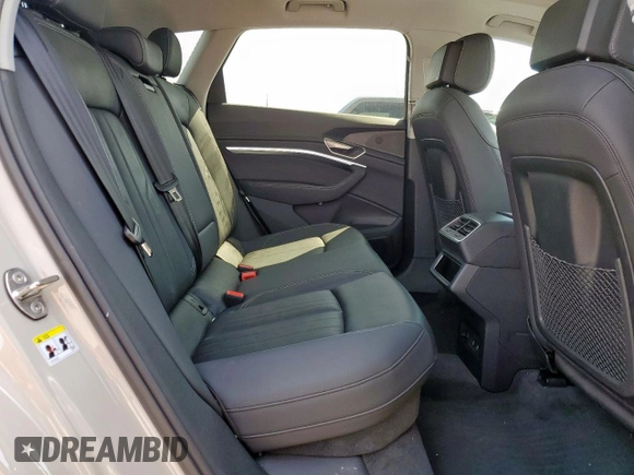 2022 Audi e-tron Premium with VIN WA1AAAGEXNB023977, listed as a Copart auction lot 53498145 with 28,494 mi miles and Salvage title. Bid and sale history available at DreamBid. Image 11.
