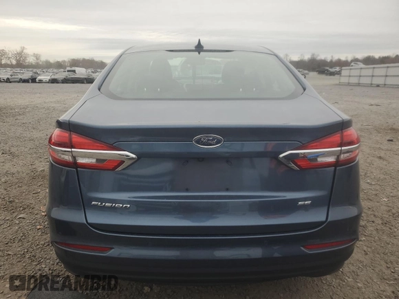 2019 Ford Fusion SE with VIN 3FA6P0H72KR123279, listed as a Copart auction lot 82859744 with 116,255 mi miles and Salvage Title. Bid and sale history available at carsss.com. Image 6.