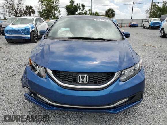 2014 Honda Civic Sedan LX with VIN 19XFB2F57EE014186, listed as a Copart auction lot 52188865 with 190,141 mi miles and Salvage Title. Bid and sale history available at carsss.com. Image 5.
