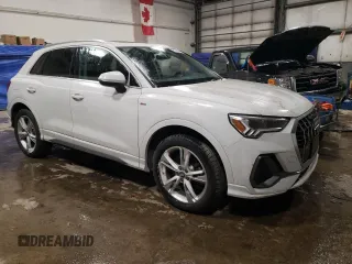 2020 Audi Q3 S line Prestige with VIN WA1FECF38L1036901, listed as a Copart auction lot 83328484 with 63,939 mi miles and Non Repairable. Bid and sale history available at carsss.com. Image 4.