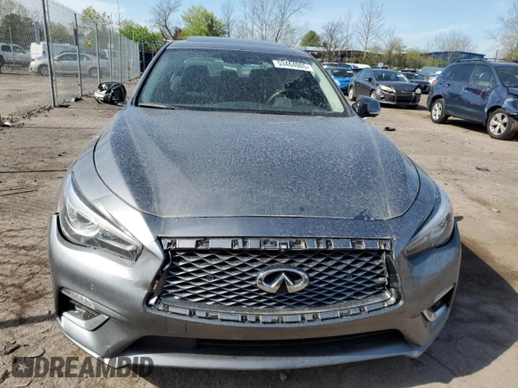 2022 Infiniti Q50 Luxe z VIN JN1EV7BRXNM342229, wystawiony jako Copart lot #53464005 z przebiegiem 14 194 mil mil oraz Szkoda całkowita • Salvage title. Historia ofert i sprzedaży dostępna na DreamBid. Obrazek 5.