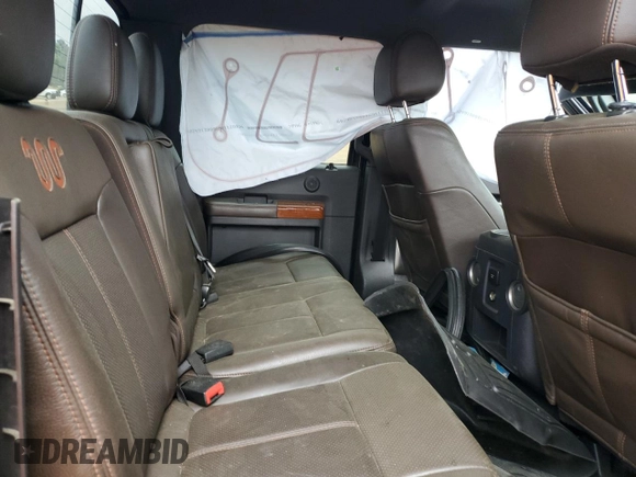 2015 Ford F-350 Platinum with VIN 1FT8W3BT7FEC11976, listed as a Copart auction lot 51699465 with 167,711 mi miles and Salvage Title. Bid and sale history available at DreamBid. Image 10.