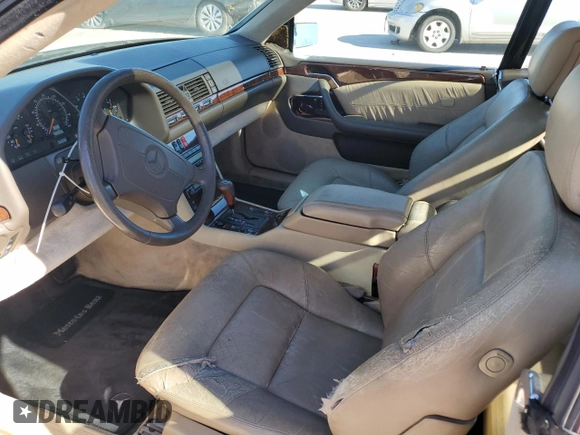 1997 Mercedes-Benz S with VIN WDBGA70G9VA334402, listed as a Copart auction lot 80720694 with Not Provided miles and Clean Title. Bid and sale history available at DreamBid. Image 8.
