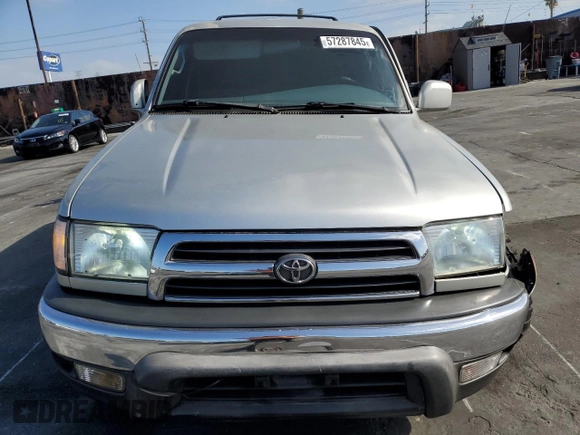2000 Toyota 4Runner SR5 z VIN JT3GN86R4Y0159902, wystawiony jako Copart lot #57287845 z przebiegiem 174 742 mil mil oraz Szkoda całkowita • Salvage title. Historia ofert i sprzedaży dostępna na DreamBid. Obrazek 5.