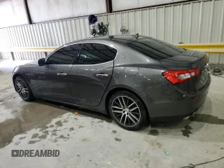 2015 Maserati Ghibli z VIN ZAM57XSA2F1130506, wystawiony jako Copart lot #58704905 z przebiegiem Nie podano mil oraz Szkoda całkowita • Salvage title. Historia ofert i sprzedaży dostępna na DreamBid. Obrazek 2.