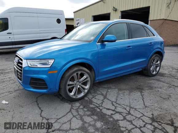 2016 Audi Q3 Premium Plus with VIN WA1EFCFS8GR022679, listed as a Copart auction lot 52772955 with 105,115 mi miles and Non repairable. Bid and sale history available at DreamBid. Image 1.