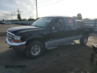 2003 Ford Super Duty F-250 XL with VIN 1FTNW20P63ED04454, listed as a Copart auction lot 86355444 with 154,194 mi miles and Salvage Title. Bid and sale history available at carsss.com. Image 1.