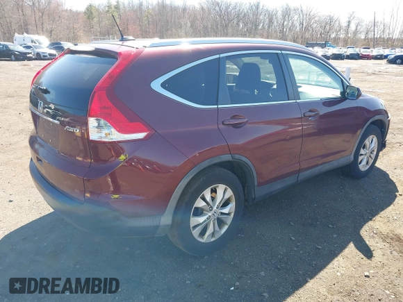 2012 Honda CR-V EX-L with VIN 5J6RM4H73CL025900, listed as a IAAI auction lot 41848416 with 229,349 mi miles. Bid and sale history available at carsss.com. Image 4.