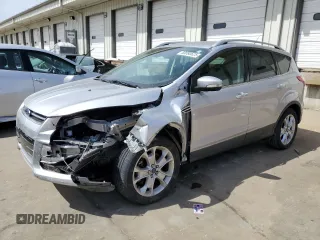 2016 Ford Escape Titanium with VIN 1FMCU9J9XGUC08422, listed as a Copart auction lot 50080525 with 40,370 mi miles and Salvage Title. Bid and sale history available at carsss.com. Image 1.