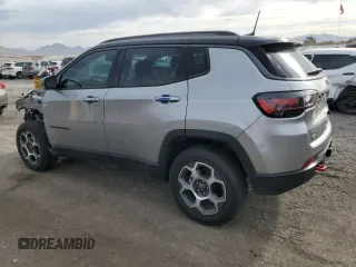 2022 Jeep Compass Trailhawk с VIN 3C4NJDDB7NT115212, выставлен на аукционе Copart как лот 50432345 с пробегом 20 093 миль миль и Списание • Salvage title. История ставок и продаж доступна на DreamBid. Изображение 2.