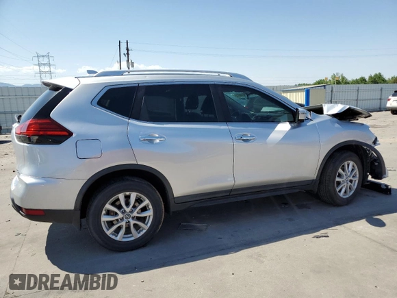 2017 Nissan Rogue SV with VIN KNMAT2MV4HP588324, listed as a Copart auction lot 61448755 with 43,596 mi miles and Salvage title. Bid and sale history available at DreamBid. Image 3.