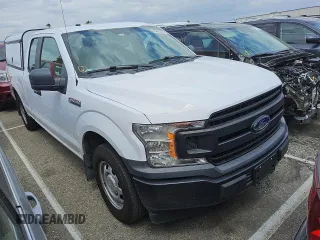 2018 Ford F-150 XL with VIN 1FTEX1CB9JKE94871, listed as a Copart auction lot 52356855 with 110,046 mi miles and Clean Title. Bid and sale history available at carsss.com. Image 4.