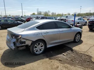 2015 Chrysler 200 Limited with VIN 1C3CCCAB0FN722834, listed as a Copart auction lot 54827095 with 123,244 mi miles and Clean title. Bid and sale history available at DreamBid. Image 3.