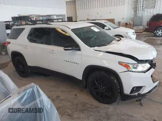 2021 Chevrolet Traverse LT Cloth with VIN 1GNERGKW1MJ114781, listed as a IAAI auction lot 41631916 with 87,334 mi miles. Bid and sale history available at carsss.com. Image 1.