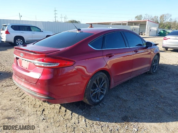 2018 Ford Fusion SE with VIN 3FA6P0HD5JR165076, listed as a IAAI auction lot 41216260 with 33,864 mi miles. Bid and sale history available at carsss.com. Image 4.