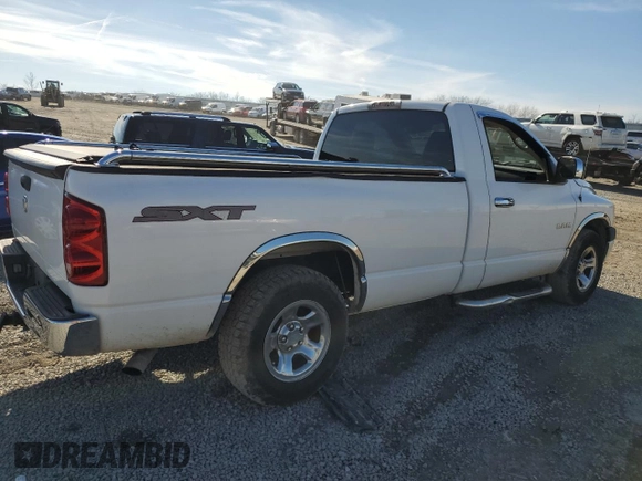 2008 Dodge 1500 ST with VIN 1D7HA16KX8J208476, listed as a Copart auction lot 42500815 with 180,257 mi miles and Salvage Title. Bid and sale history available at DreamBid. Image 3.