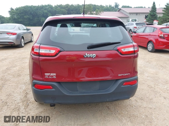 2015 Jeep Cherokee Sport with VIN 1C4PJMAB2FW708811, listed as a IAAI auction lot 42571034 with 116,790 mi miles and . Bid and sale history available at DreamBid. Image 16.