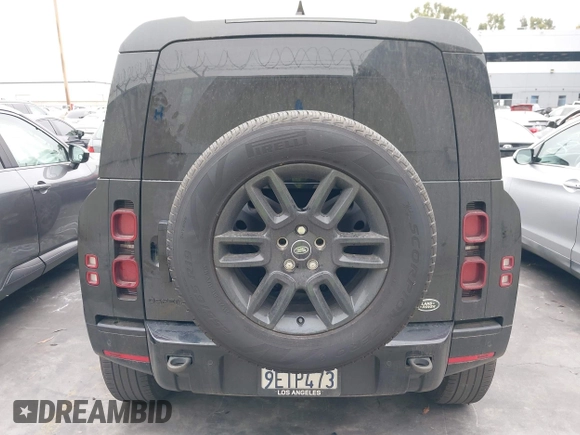 2023 Land Rover Defender X-Dynamic SE with VIN SALE2EEU9P2170194, listed as a IAAI auction lot 42402794 with 22,943 mi miles and . Bid and sale history available at DreamBid. Image 17.