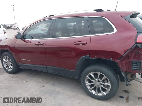 2020 Jeep Cherokee Latitude Plus with VIN 1C4PJLLB7LD585604, listed as a IAAI auction lot 41566073 with 52,529 mi miles. Bid and sale history available at carsss.com. Image 15.