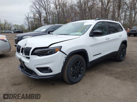 2023 Jeep Cherokee Altitude Lux with VIN 1C4PJMMB0PD115392, listed as a IAAI auction lot 41938936 with 40,205 mi miles. Bid and sale history available at carsss.com. Image 2.