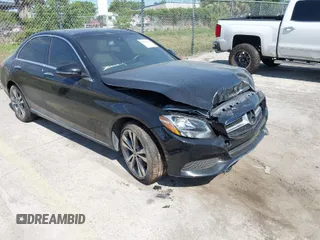 2018 Mercedes-Benz C C 300 with VIN WDDWF4KBXJR404246, listed as a IAAI auction lot 42032191 with Not Provided miles. Bid and sale history available at carsss.com. Image 1.