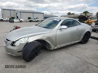 2002 Lexus SC 430 z VIN JTHFN48Y220033354, wystawiony jako Copart lot #57753905 z przebiegiem 179 099 mil mil oraz Szkoda całkowita • Salvage title. Historia ofert i sprzedaży dostępna na DreamBid. Obrazek 1.