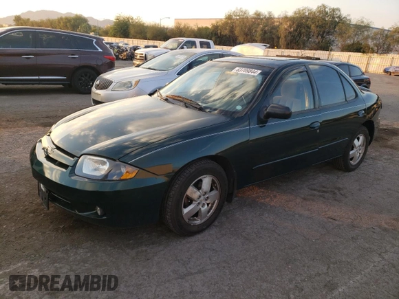2003 Chevrolet Cavalier LS with VIN 1G1JF52F937121390, listed as a Copart auction lot 63709844 with 106,799 mi miles and Non Repairable. Bid and sale history available at carsss.com. Image 1.