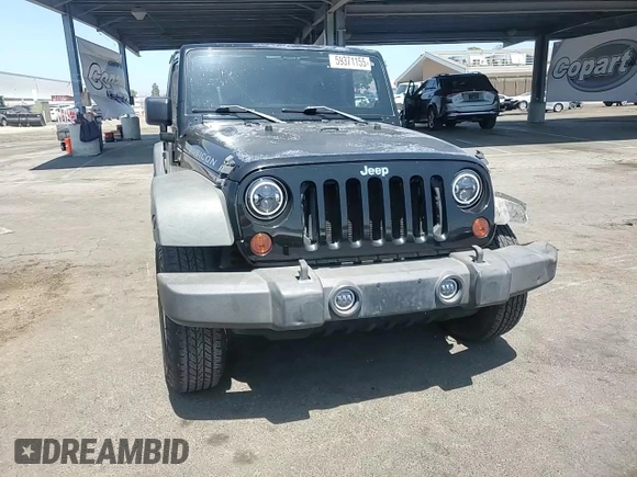 2011 Jeep Wrangler Unlimited Rubicon with VIN 1J4HA6H1XBL589103, listed as a Copart auction lot 59371155 with 156,320 mi miles and Salvage title. Bid and sale history available at DreamBid. Image 14.