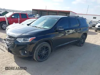 2021 Chevrolet Traverse Premier with VIN 1GNEVKKW3MJ235469, listed as a IAAI auction lot 40987307 with 40,819 mi miles. Bid and sale history available at carsss.com. Image 18.