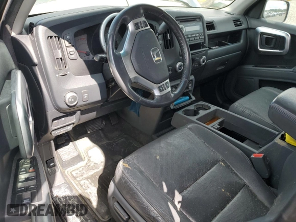 2007 Honda Ridgeline RTL w/Leather with VIN 2HJYK16517H532221, listed as a Copart auction lot 73893194 with 0 mi miles and Salvage Title. Bid and sale history available at carsss.com. Image 8.