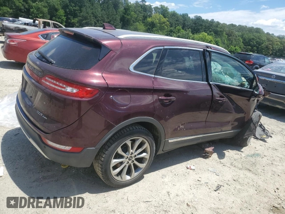 2017 Lincoln MKC Select with VIN 5LMCJ2D94HUL51571, listed as a Copart auction lot 51964575 with Not provided miles and Non repairable. Bid and sale history available at DreamBid. Image 3.