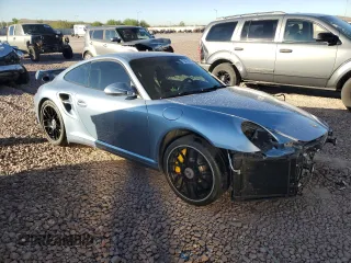 2011 Porsche 911 Turbo S with VIN WP0AD2A94BS766757, listed as a Copart auction lot 78470004 with 52,141 mi miles and Salvage Title. Bid and sale history available at DreamBid. Image 4.
