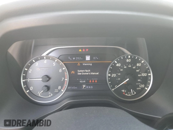 2021 Nissan Titan SV z VIN 1N6AA1EF6MN512596, wystawiony jako Copart lot #56140285 z przebiegiem 49 145 mil mil oraz Szkoda całkowita • Salvage title. Historia ofert i sprzedaży dostępna na DreamBid. Obrazek 9.