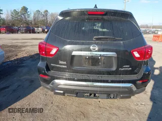 2020 Nissan Pathfinder Platinum with VIN 5N1DR2DM6LC627624, listed as a IAAI auction lot 41216996 with 114,720 mi miles. Bid and sale history available at carsss.com. Image 16.