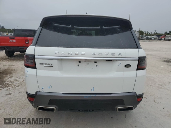 2018 Land Rover Range Rover Sport with VIN SALWR2RE3JA188799, listed as a Copart auction lot 55427475 with 66,365 mi miles and Salvage title. Bid and sale history available at DreamBid. Image 6.